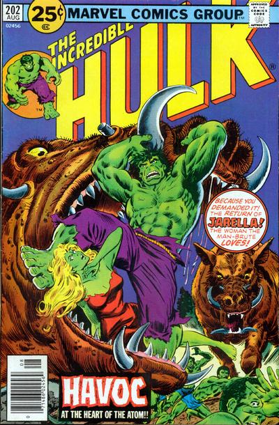 The Incredible Hulk #202 [25¢] - Fn-