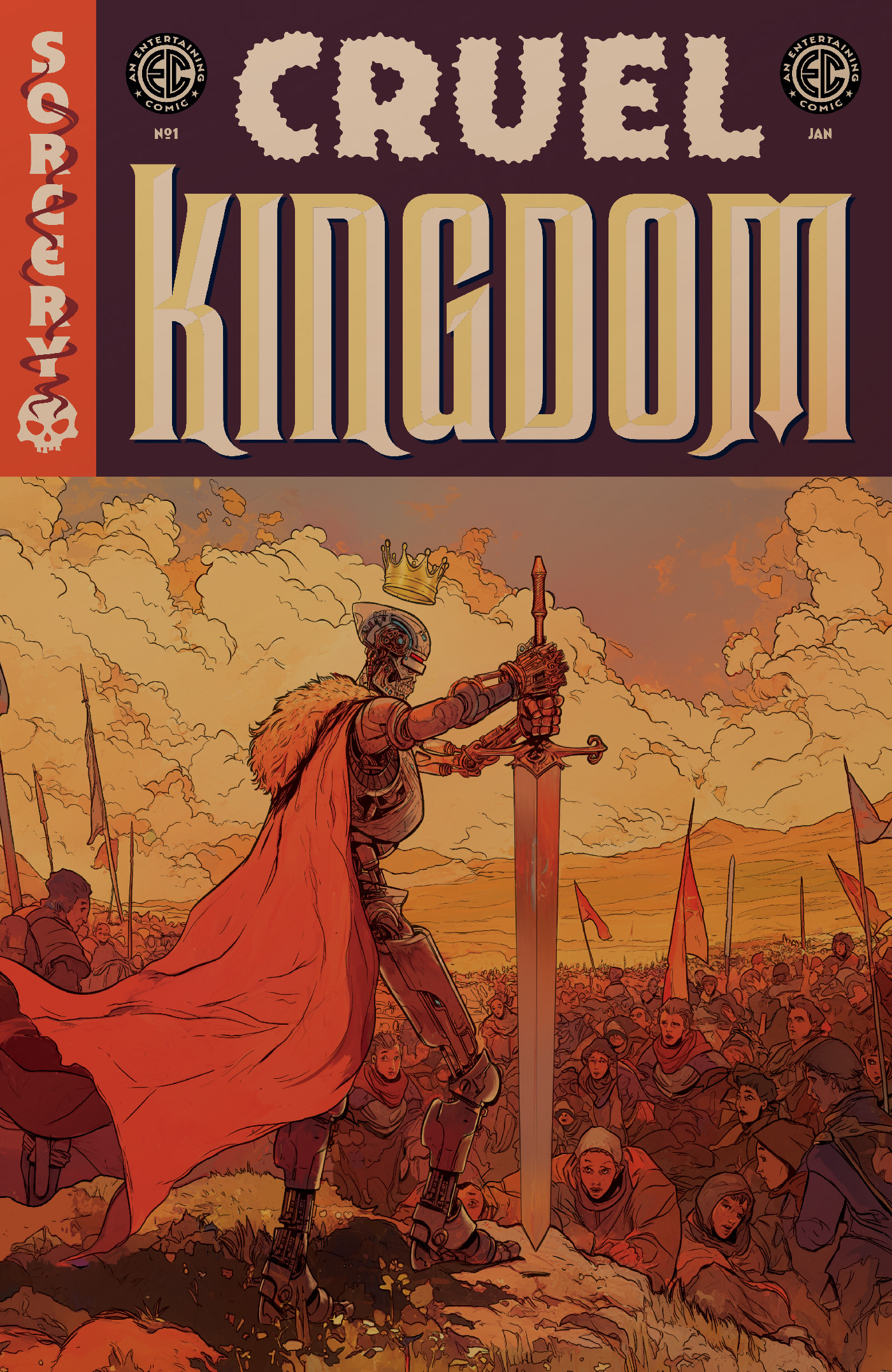 EC Cruel Kingdom #1 Cover C Adam Pollina Gold Foil Variant (Of 5)