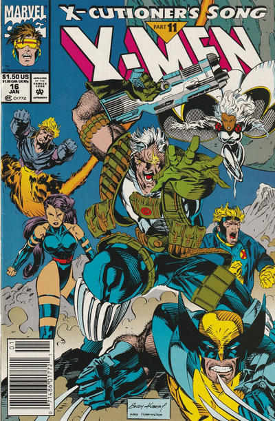 X-Men #16 [Newsstand](1991)-Near Mint (9.2 - 9.8)
