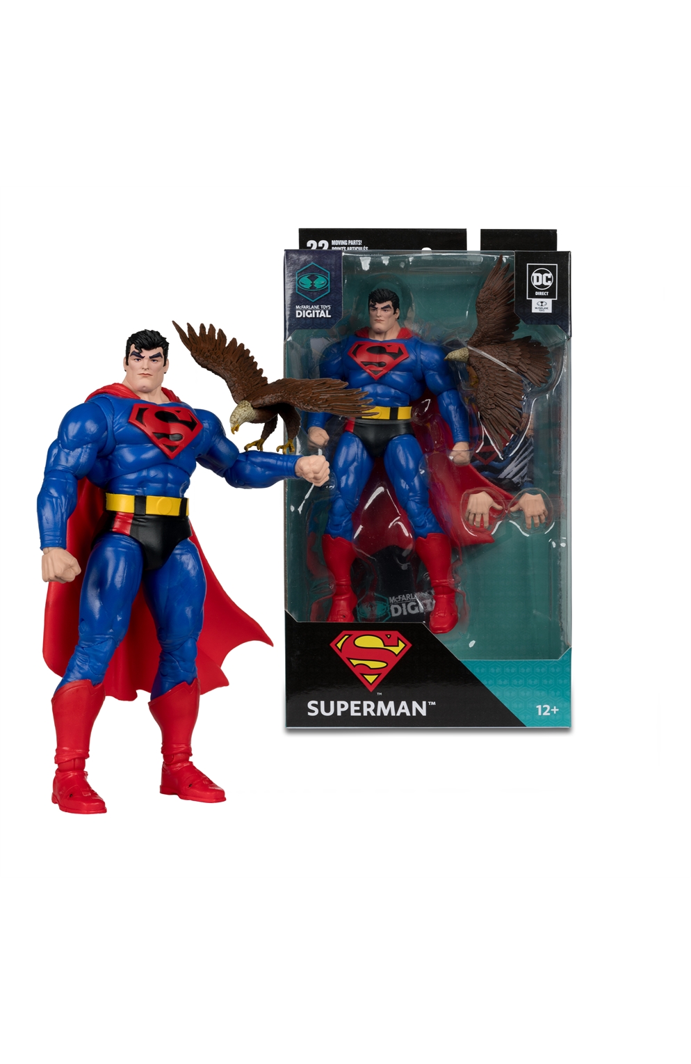 DC Direct Superman Our Worlds at War 7-Inch Scale Wave 2 Action Figure with McFarlane Toys Digital C