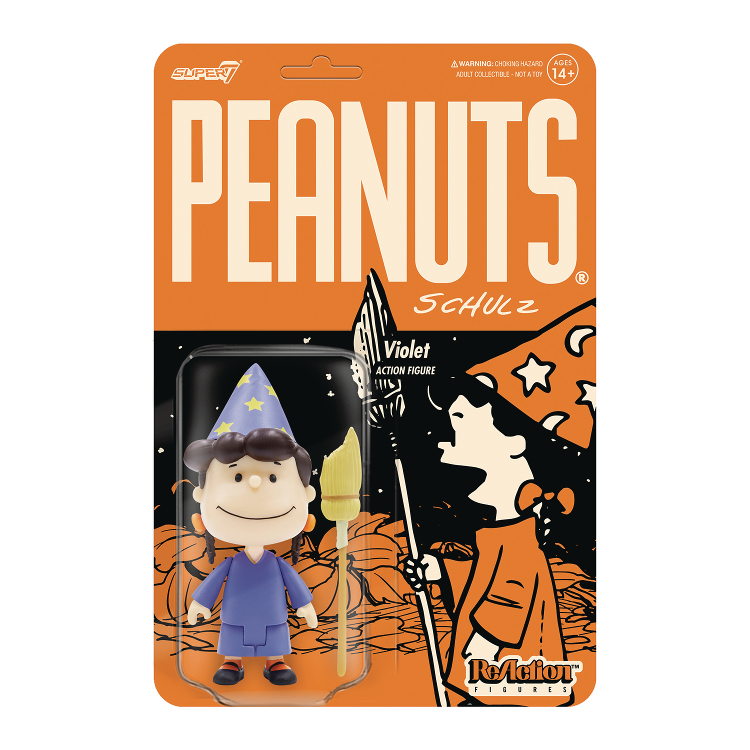 Peanuts Halloween Witch Violet W4 Reaction Figure