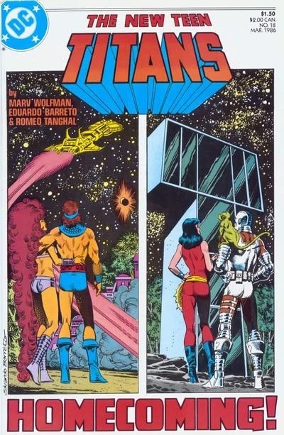 New Teen Titans (Volume 2) #18 March, 1986.