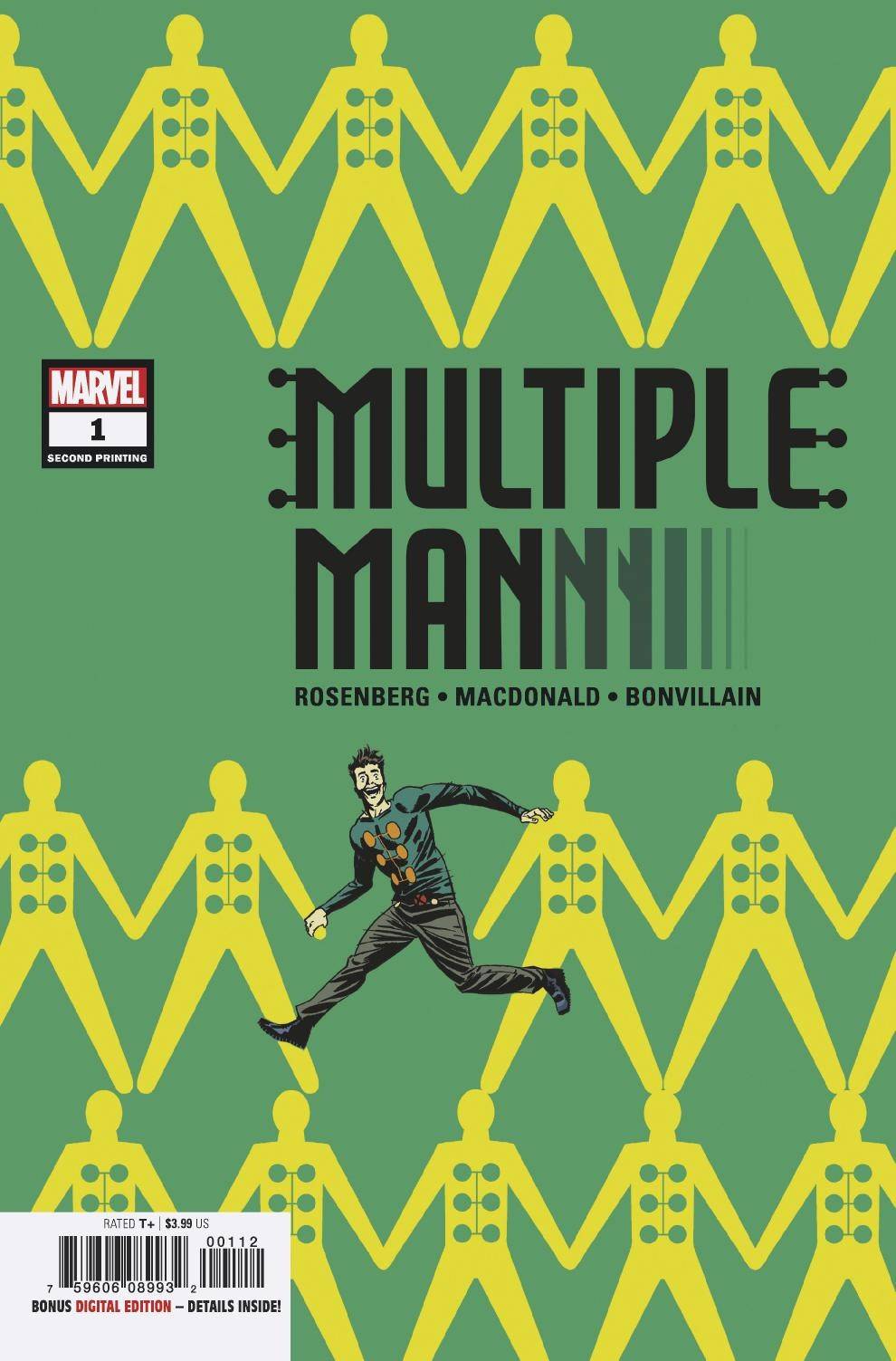 Multiple Man #1 2nd Printing Martin Variant (Of 5)