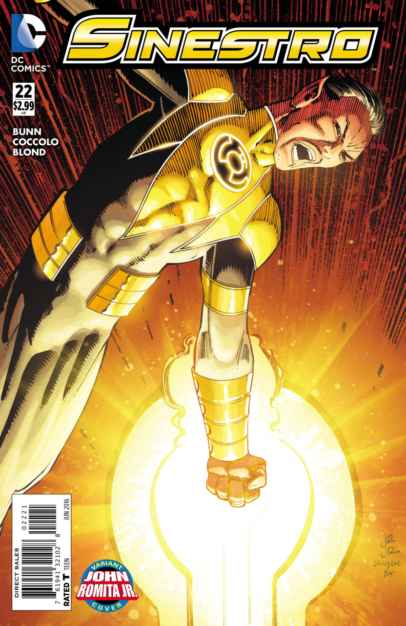 Sinestro #22 Romita Variant Edition (2014)