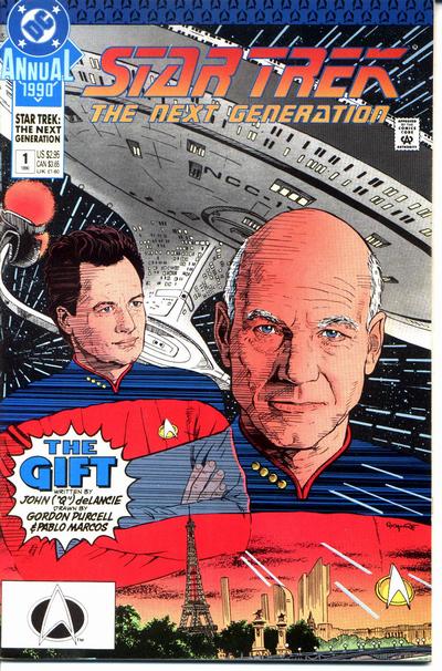 Star Trek: The Next Generation Annual #1 [Direct](1990)-Very Fine (7.5 – 9)