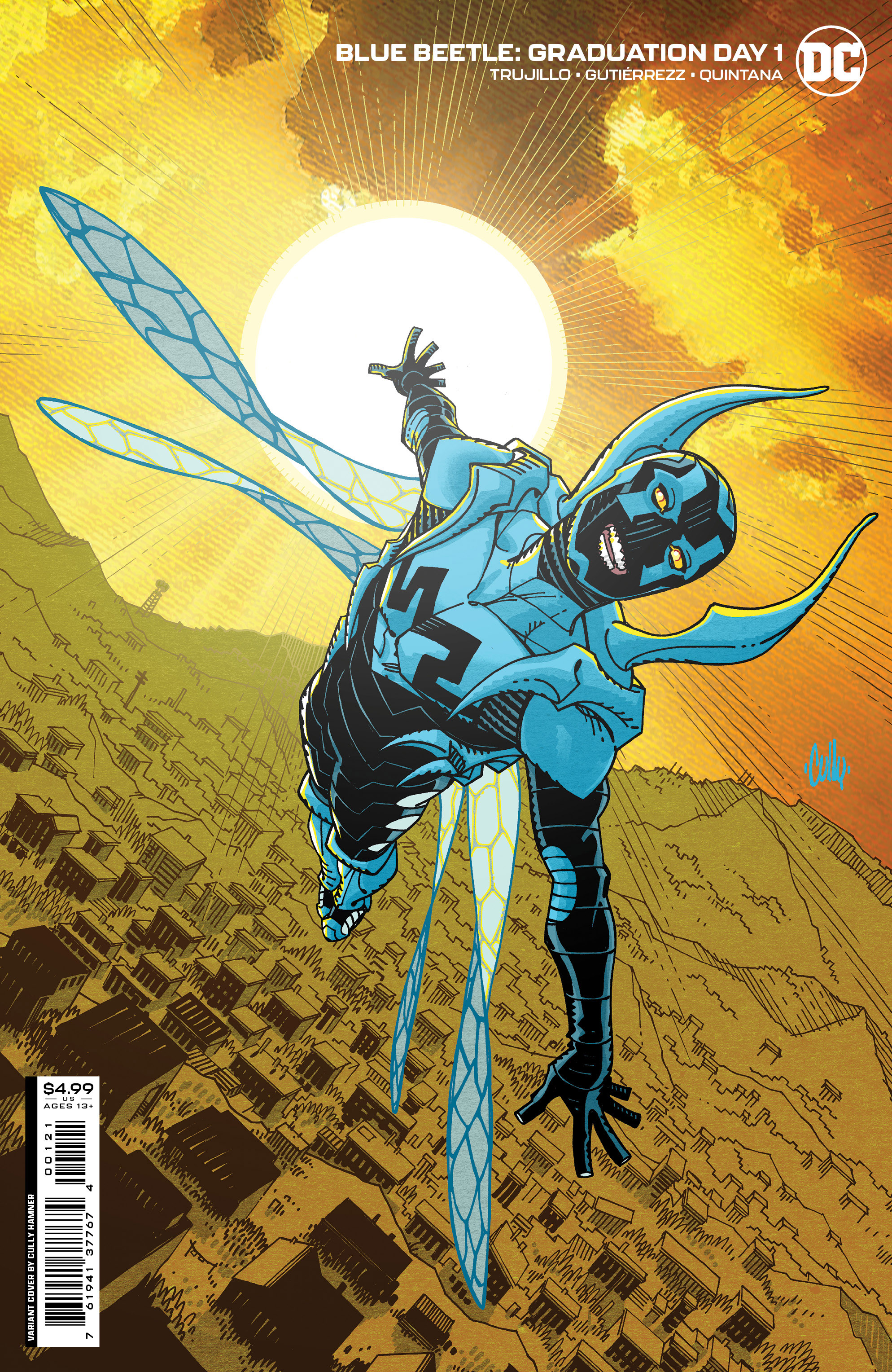 Blue Beetle Graduation Day #1 Cover B Cully Hamner Card Stock Variant (Of 6)