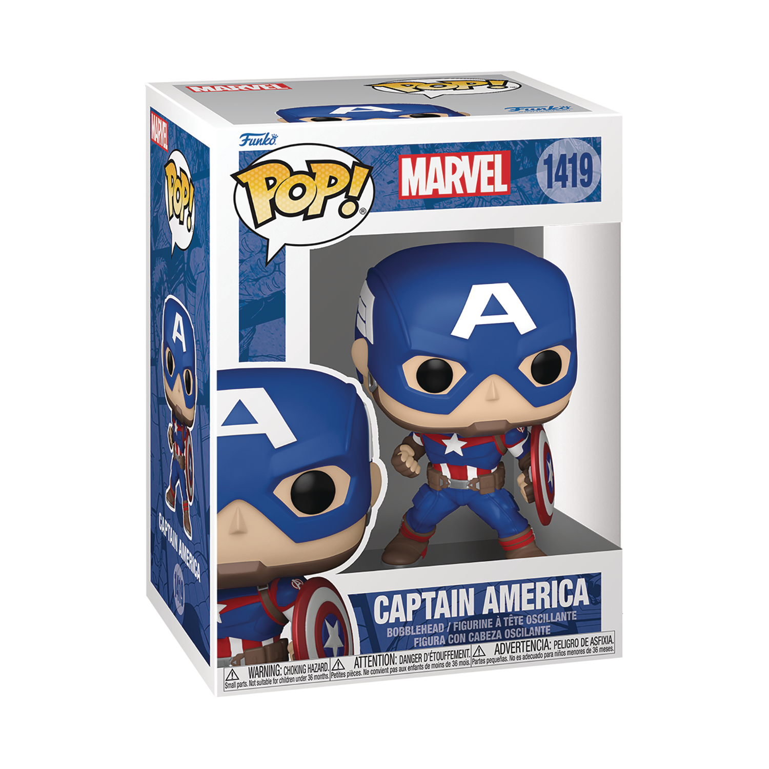 Marvel New Classics Captain America Funko Pop! Vinyl Figure #1419
