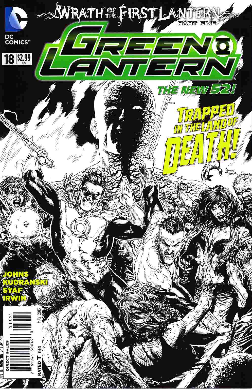 Green Lantern #18 Variant Edition (Wrath) (2011)