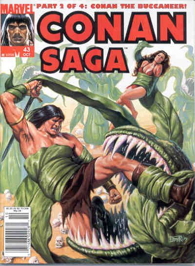 Conan Saga #43 [Newsstand] - Fn/Vf