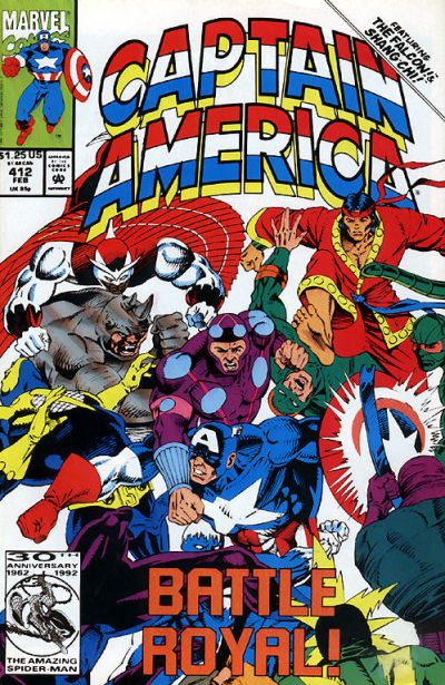 Captain America #412 [Direct] - Vf+ 8.5