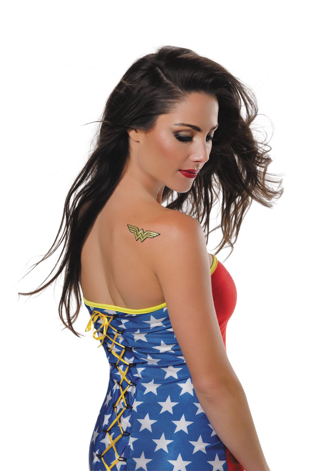 DC Heroes Wonder Woman Symbol Temporary Tattoo