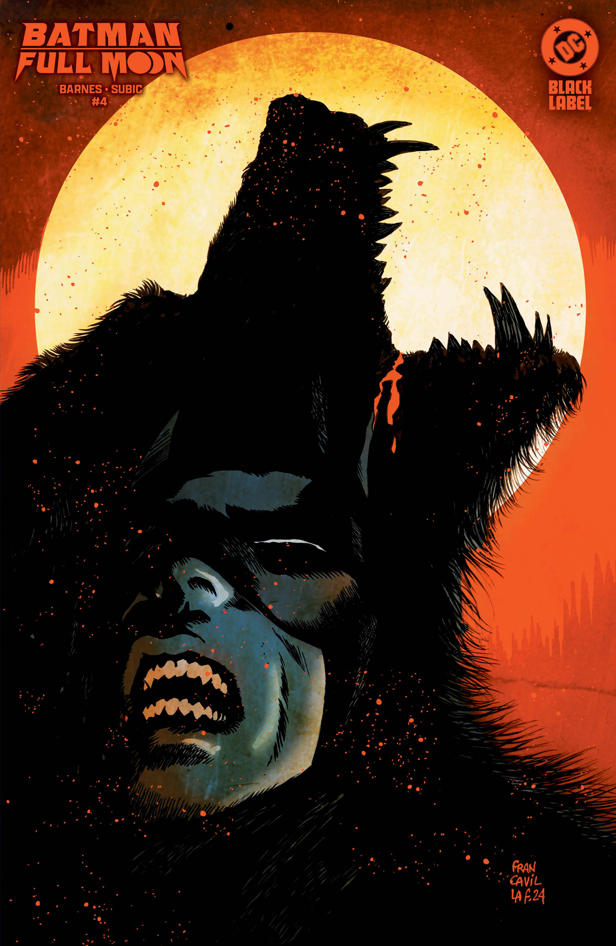 Batman Full Moon #4 Francesco Francavilla Card Stock Variant (Mature) (Of 4)