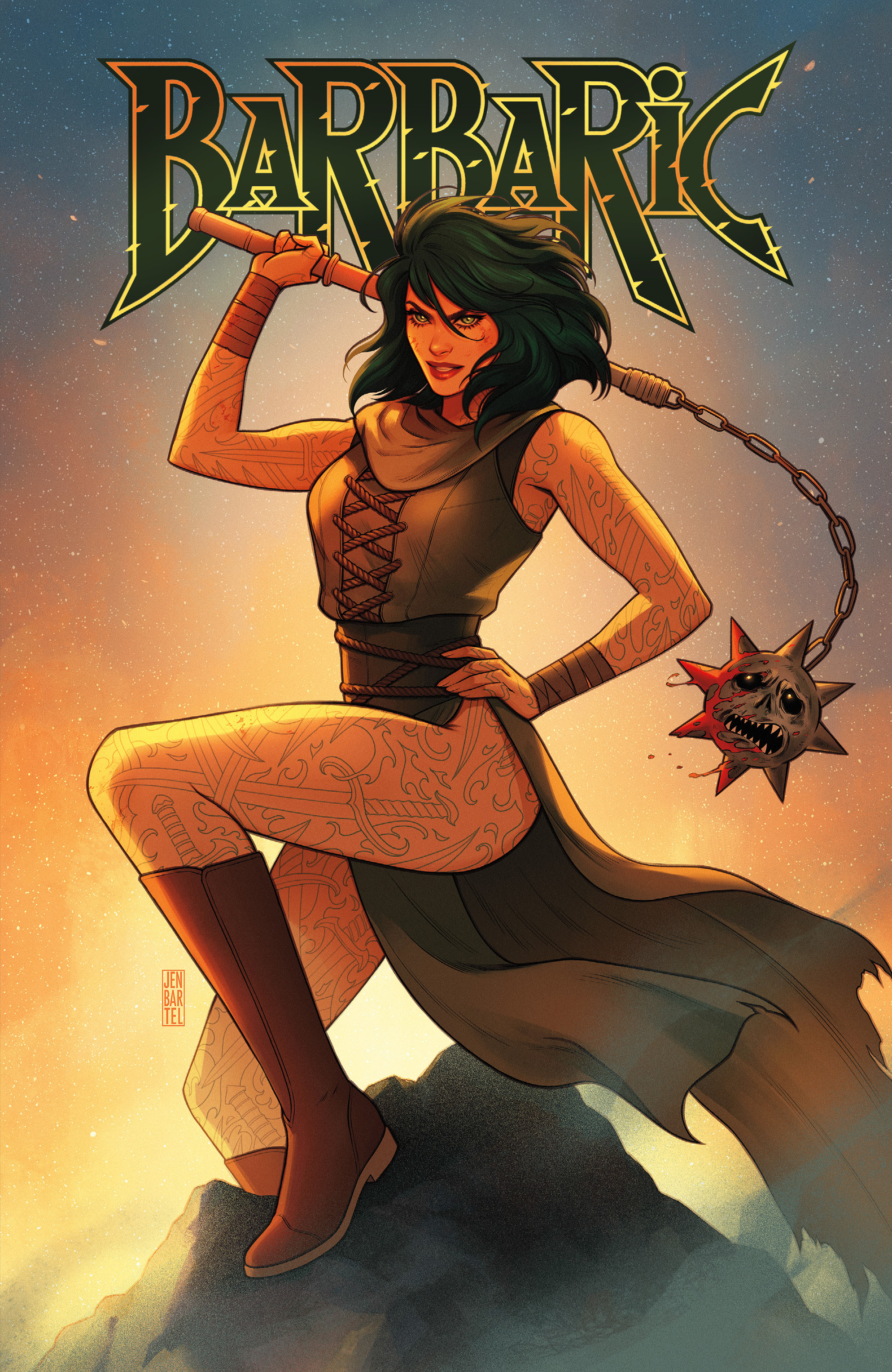 Barbaric Wrong Kind of Righteous #1 Cover C Jen Bartel 1 for 10 Incentive Cover