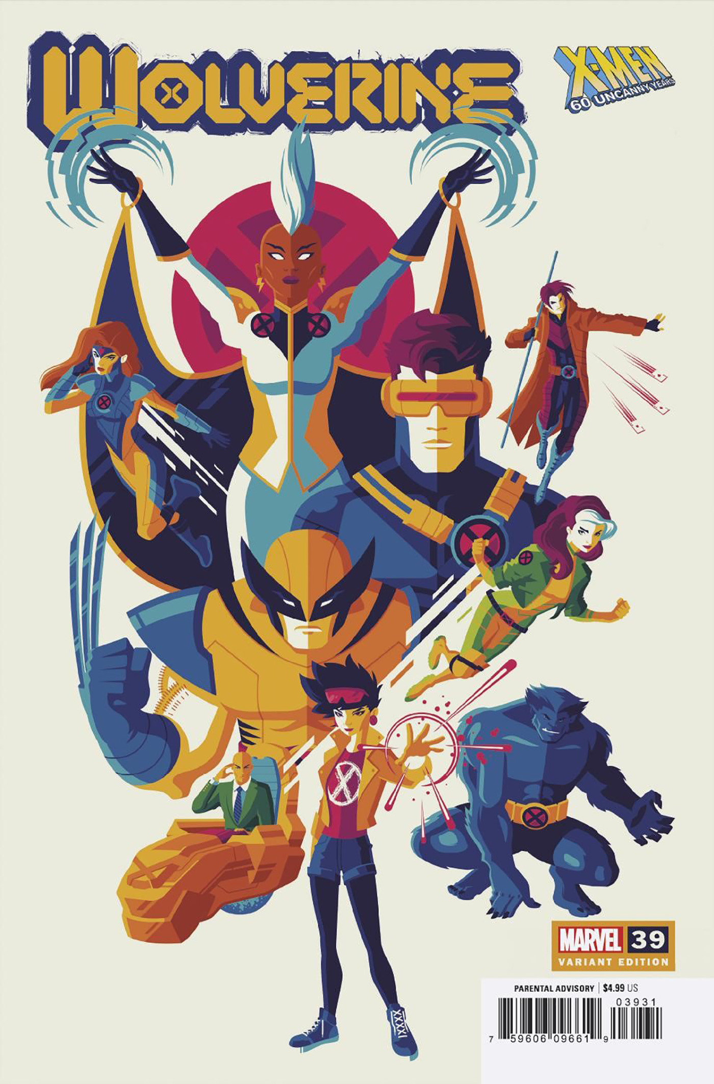 Wolverine #39 Tom Whalen X-Men 60th Variant (Fall of X)