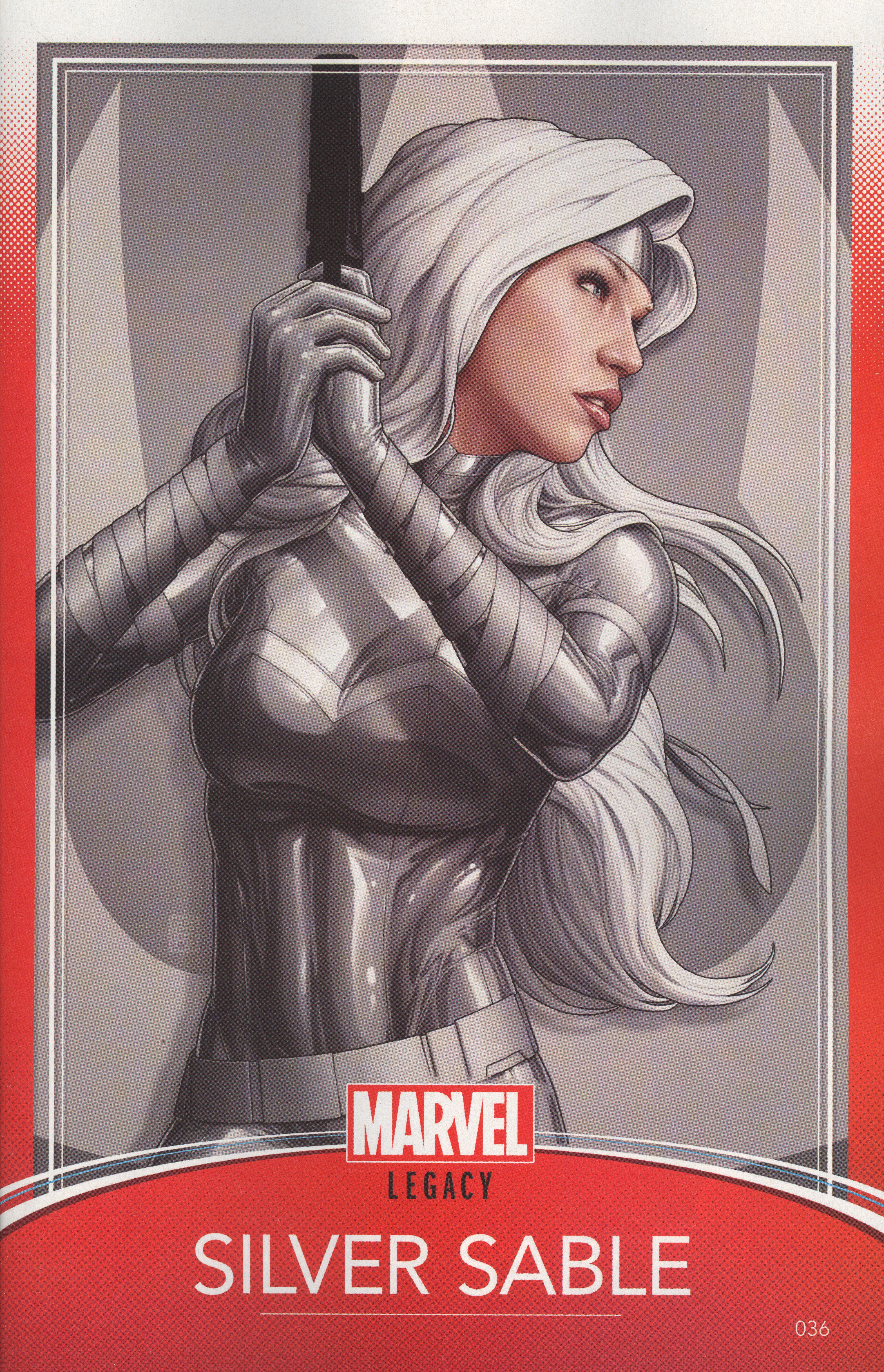 Silver Sable Wild Pack #36 Christopher Trading Card Variant Legacy