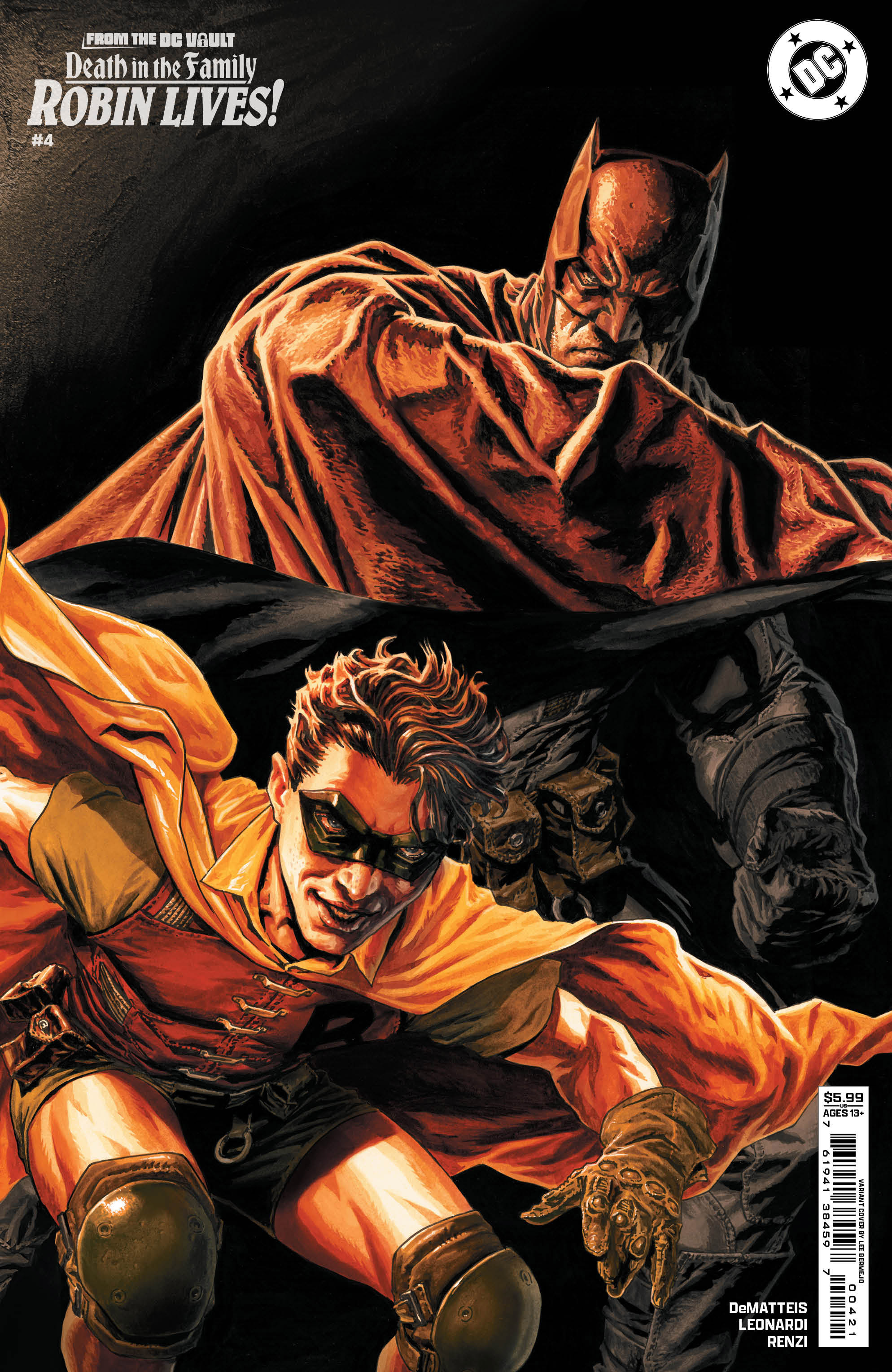 From the DC Vault Death in the Family Robin Lives! #4 Cover B Lee Bermejo Card Stock Variant (Of 4)