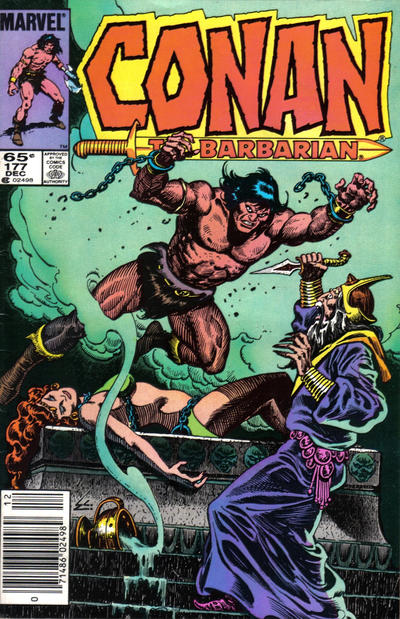 Conan The Barbarian #177 [Newsstand]-Very Good (3.5 – 5)