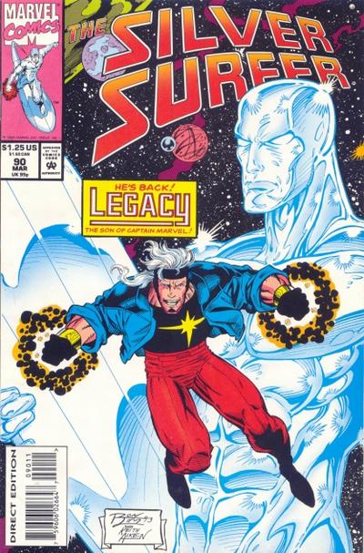 Silver Surfer #90 (1987)-Fine (5.5 – 7)