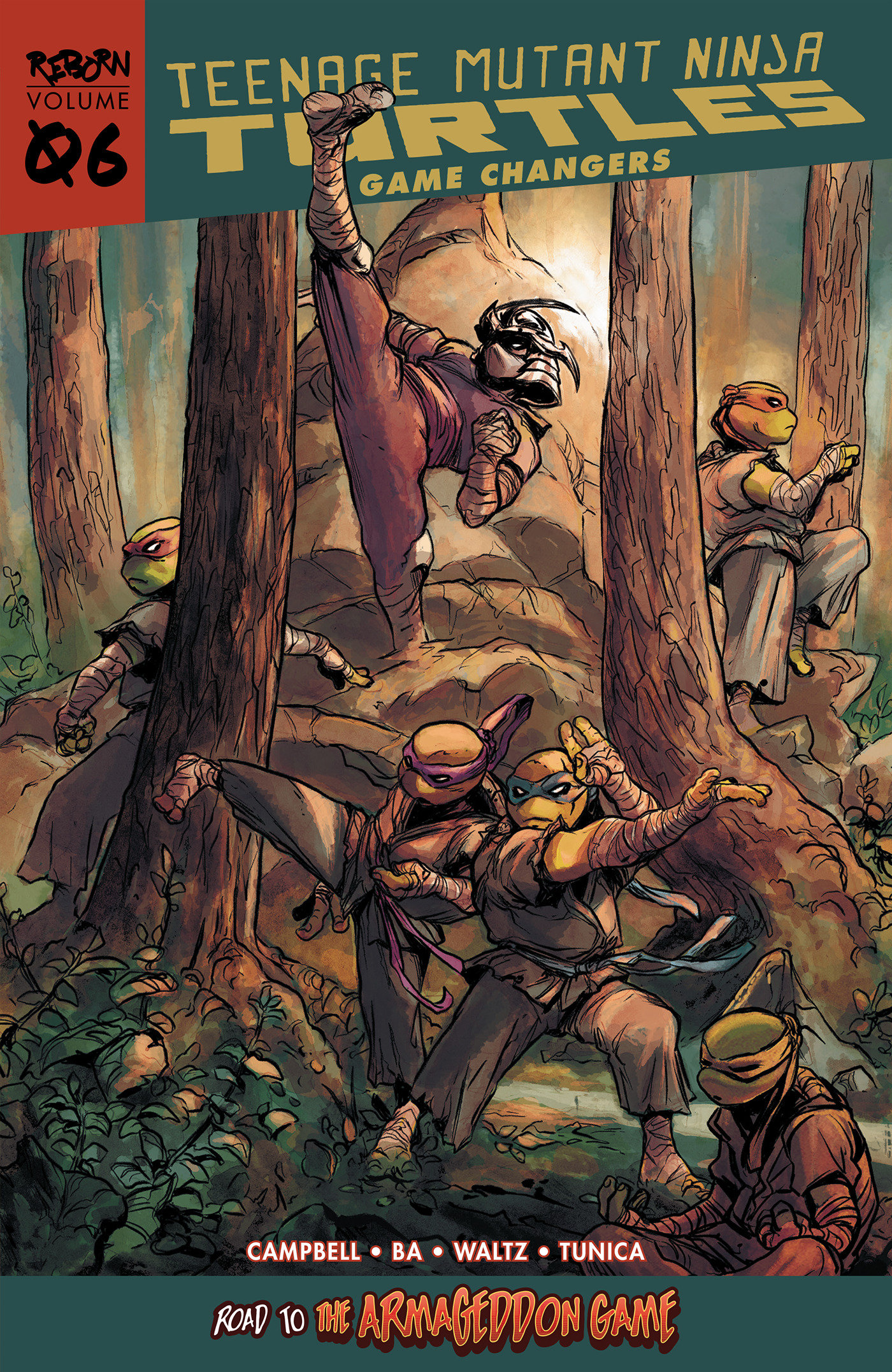 Teenage Mutant Ninja Turtles Reborn Graphic Novel Volume 6 Game Changers