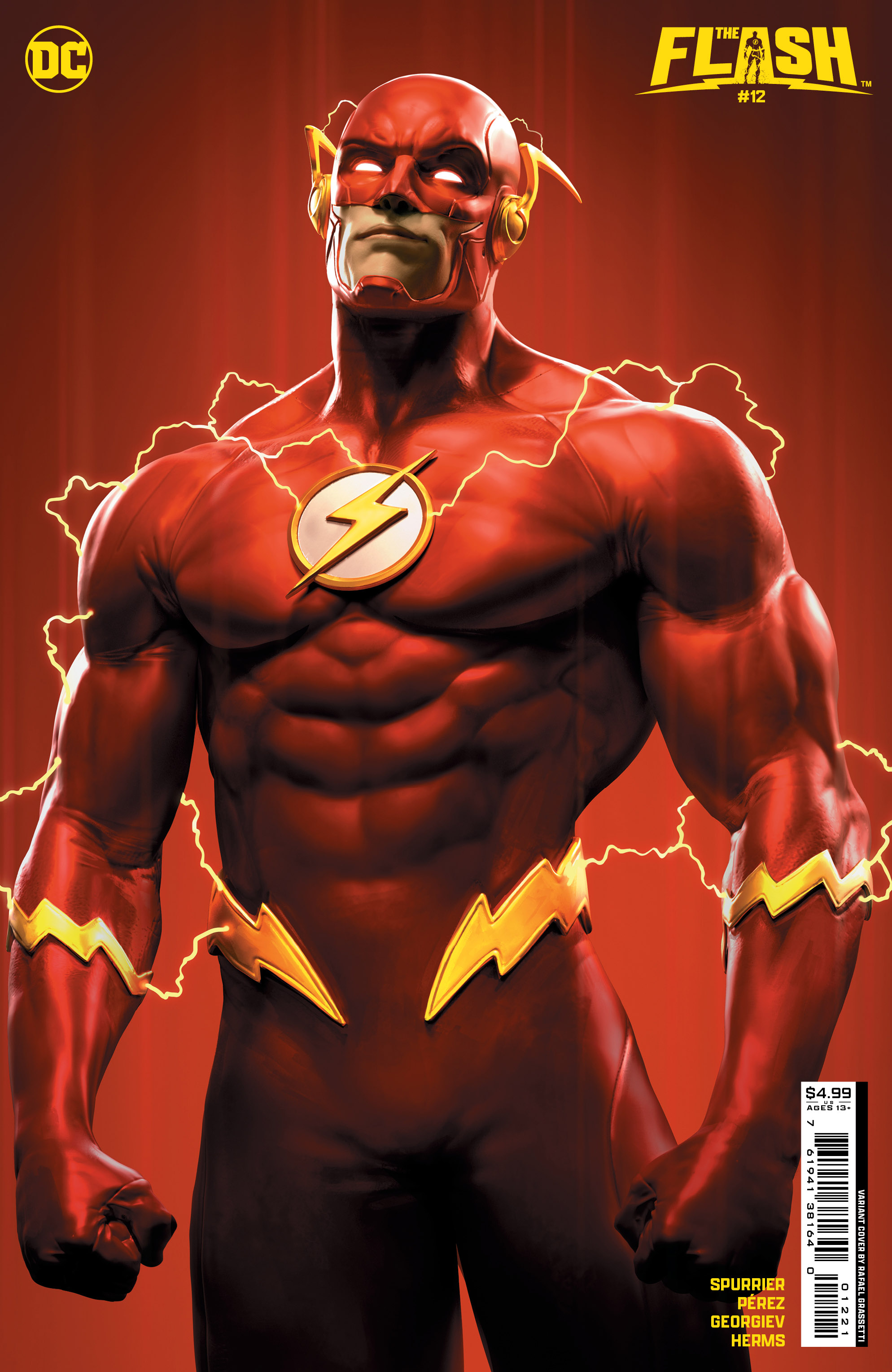 Flash #12 Cover B Rafael Grassetti Card Stock Variant