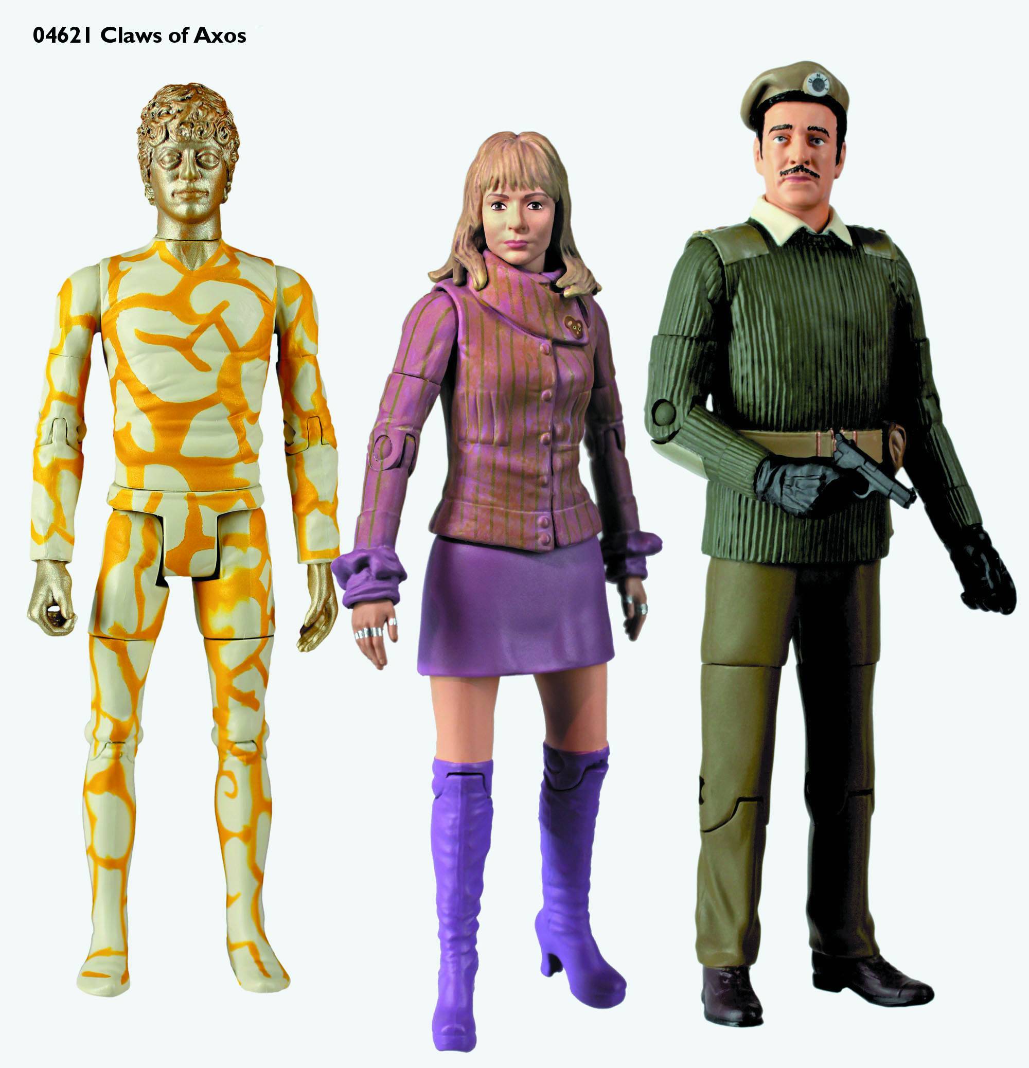 Doctor Who Claws of Axos Action Figure Set