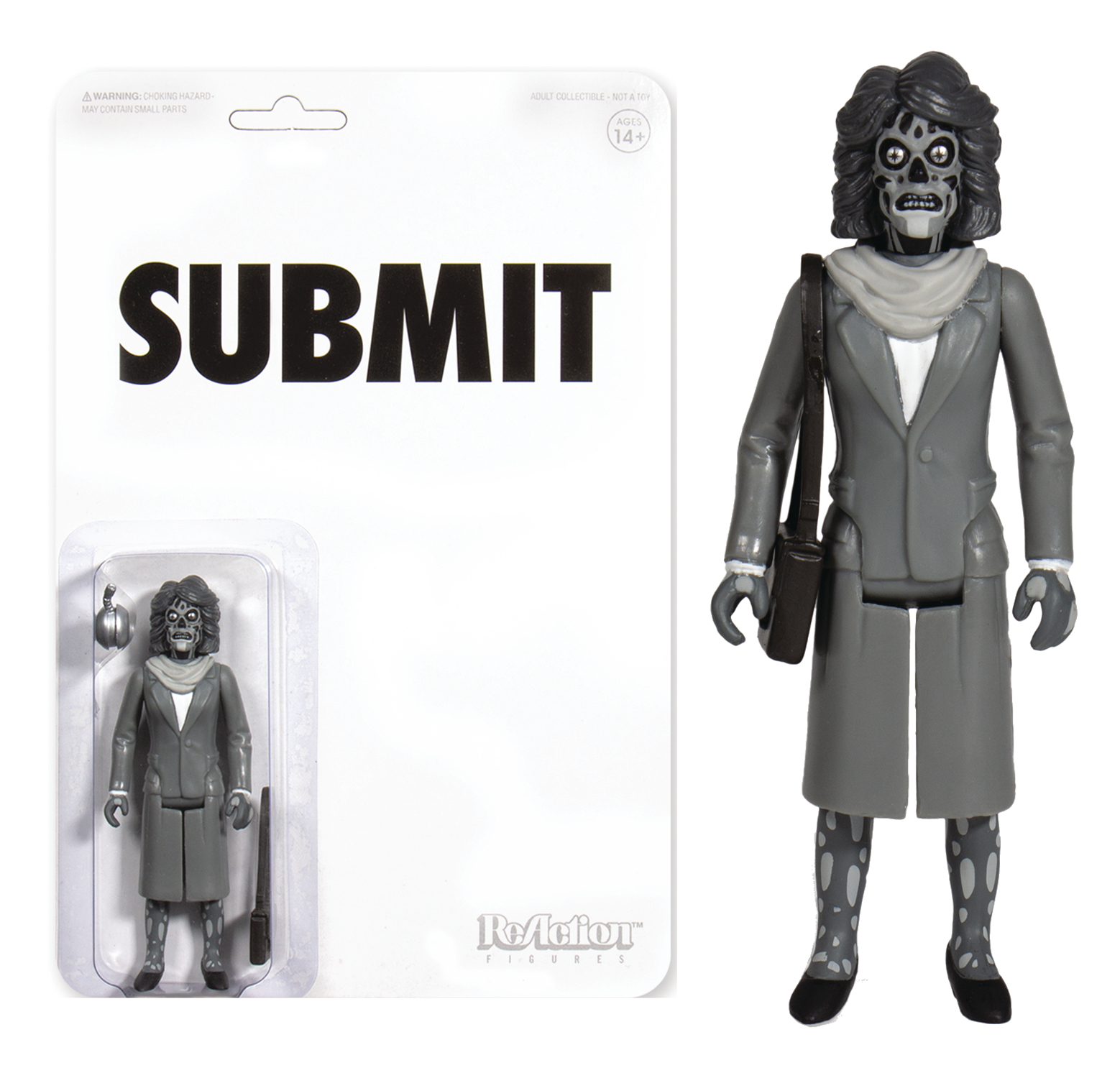 They Live Female Ghoul Black & White Reaction Figure