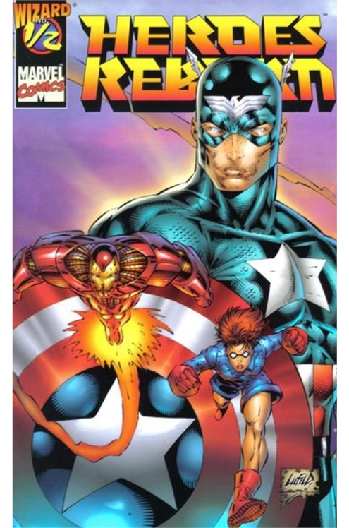 Heroes Reborn Wizard 1/2 Rob Liefeld W/ Coa - Nm 9.6