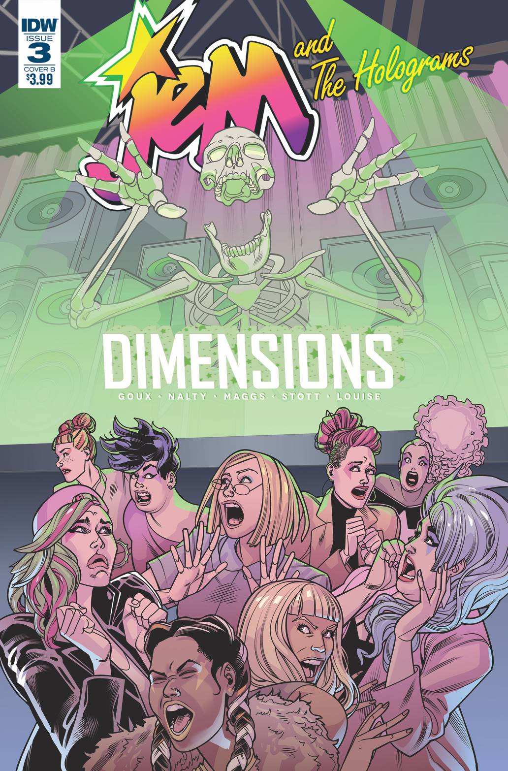 Jem & The Holograms Dimensions #3 Cover B Stott