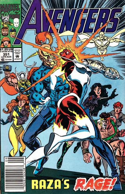 The Avengers #351 [Newsstand]-Fine (5.5 – 7)