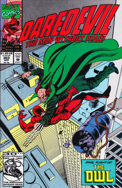 Daredevil #303 [Direct]-Near Mint (9.2 - 9.8)