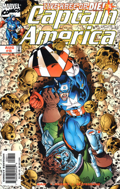 Captain America #8 [Direct Edition]-Near Mint (9.2 - 9.8)