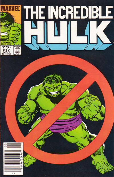 The Incredible Hulk #317 [Newsstand](1962)-Fine (5.5 – 7)