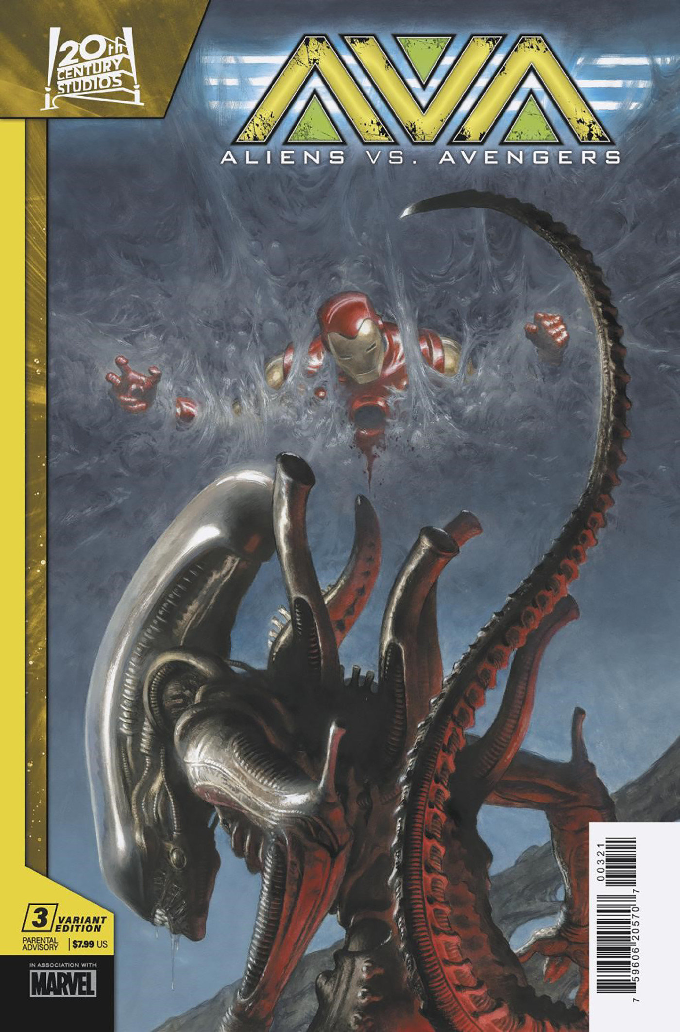 Aliens Vs. Avengers #3 Paolo Rivera Variant