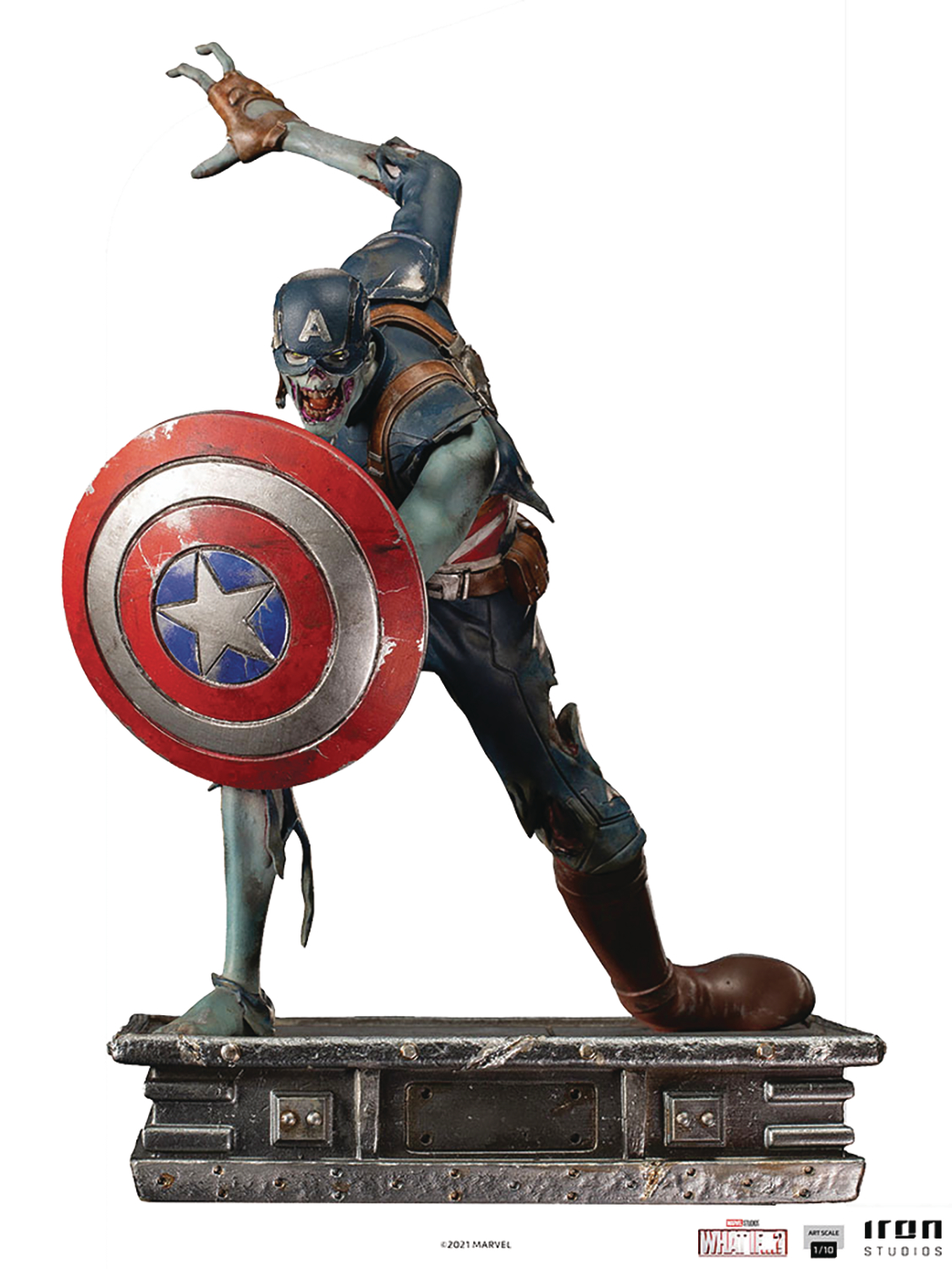 Marvel What If Captain America Zombie Art Scale 1/10 Statue