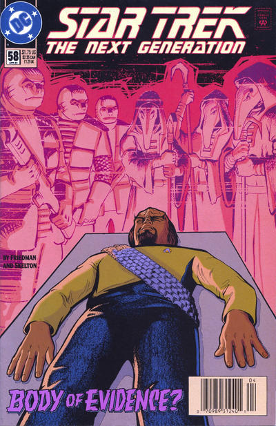 Star Trek: The Next Generation #58 [Newsstand]-Very Good (3.5 – 5)