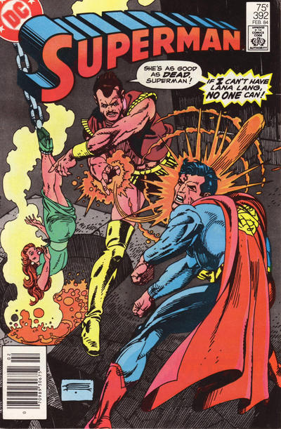 Superman #392 [Newsstand]-Very Good (3.5 – 5)