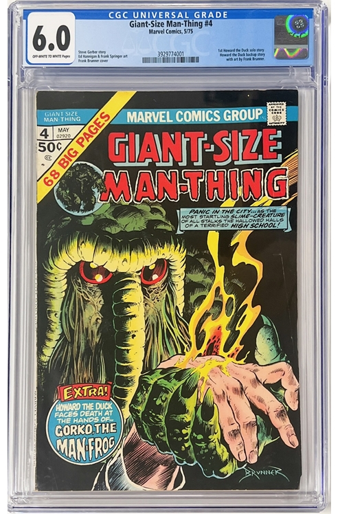 Giant-Size Man-Thing #4 Cgc 6.0