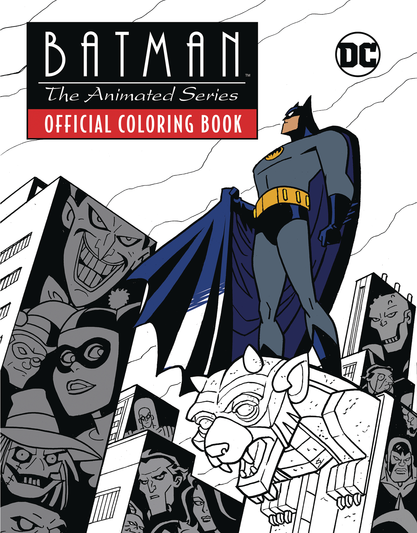 Batman Animated Series Off Coloring Book Soft Cover