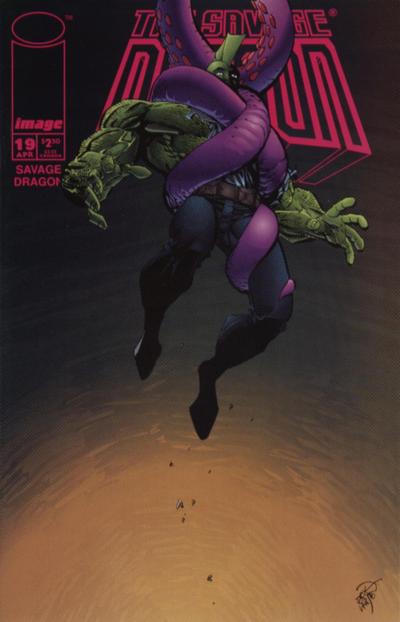 Savage Dragon #19 [Direct]-Fine (5.5 – 7)