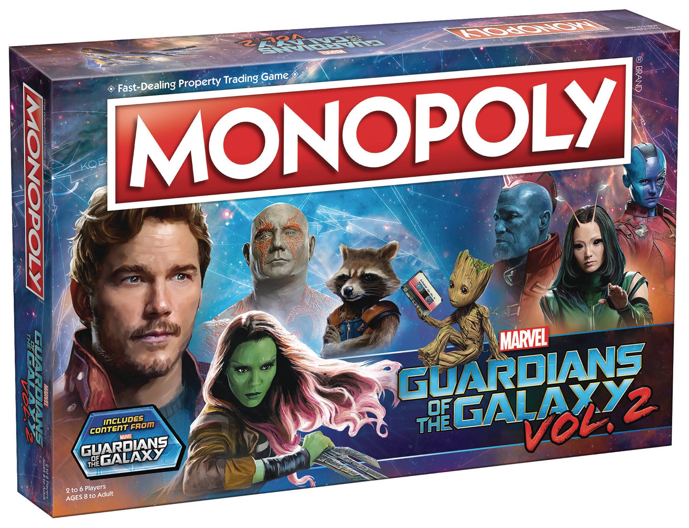 Guardians of the Galaxy Volume 2 Monopoly