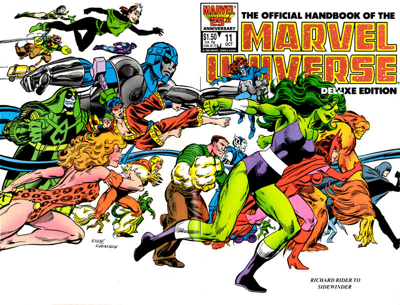 The Official Handbook of The Marvel Universe Deluxe Edition #11 [Direct]-Fine (5.5 – 7)