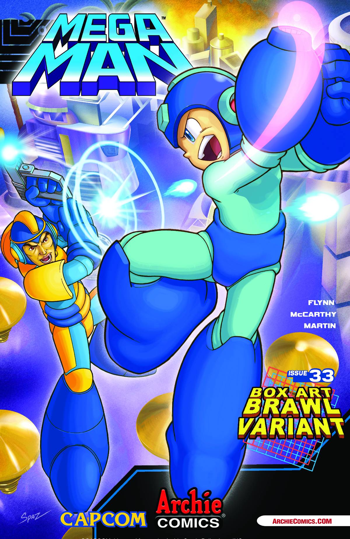 Mega Man #33 Box Art Variant Cover