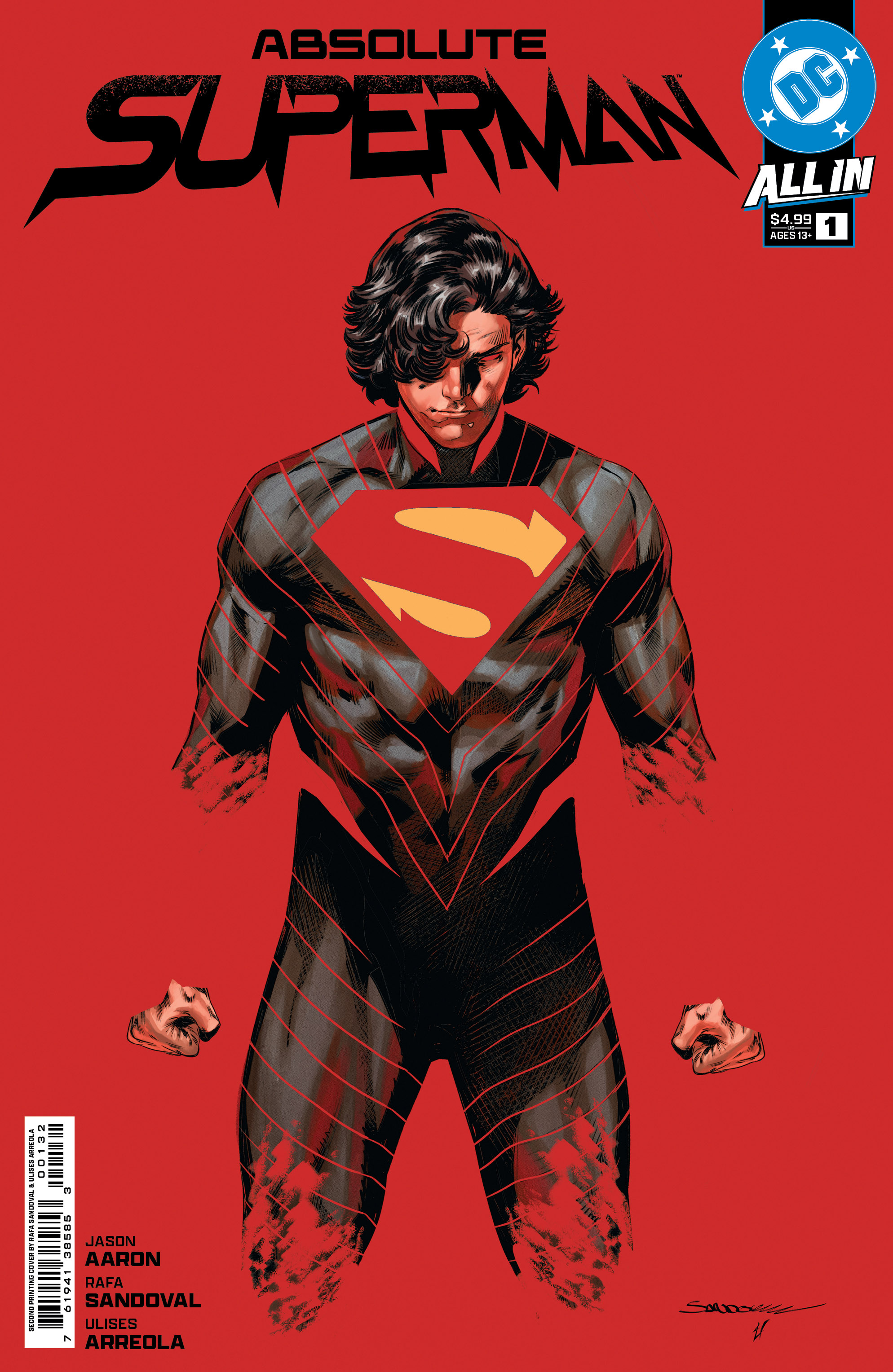 Absolute Superman #1 Second Printing Cover A Rafa Sandoval