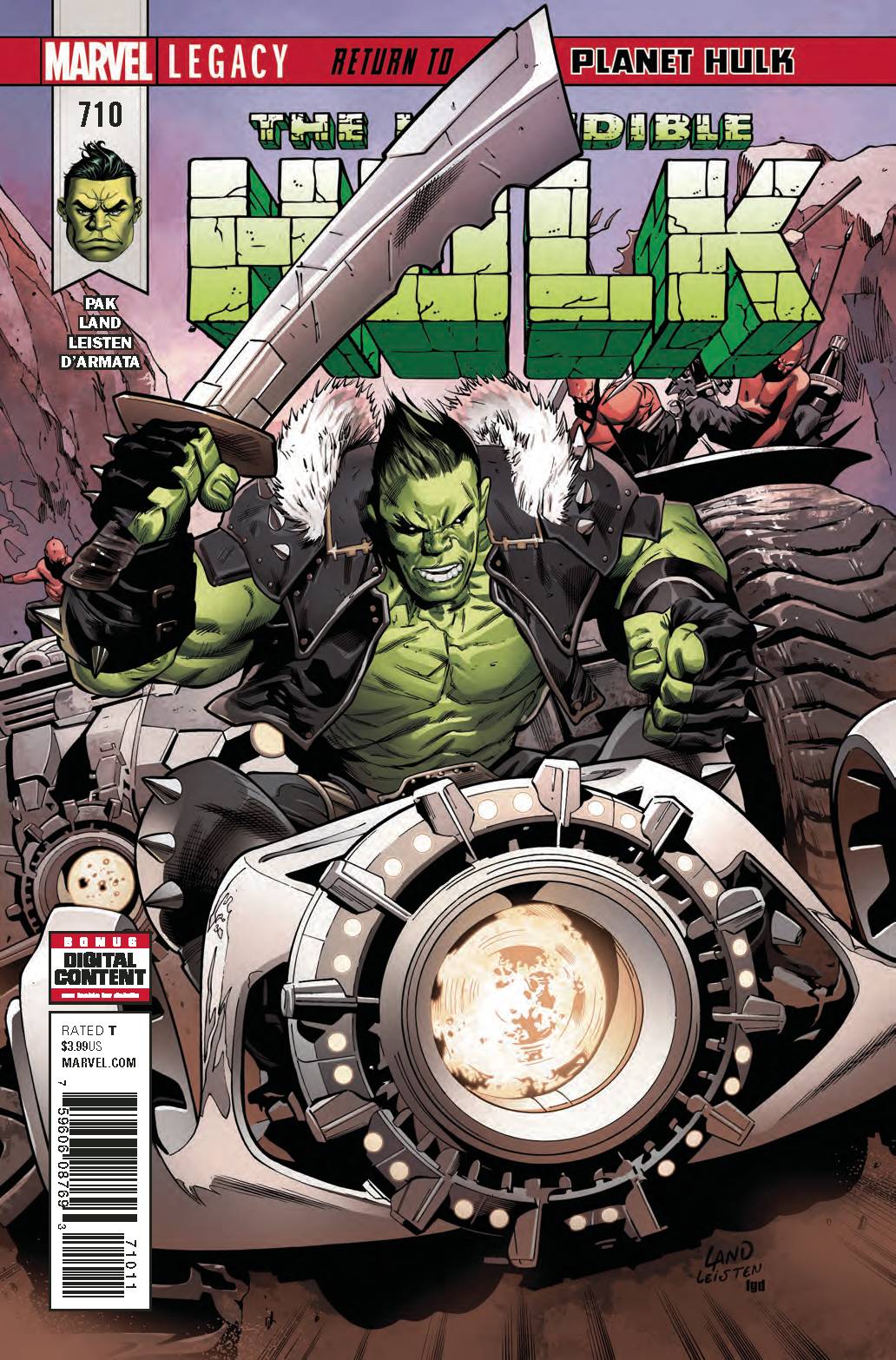 Incredible Hulk #710 Legacy