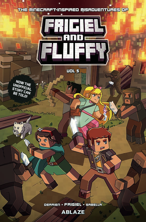 Unofficial Minecraft Inspired Misadventures of Frigiel & Fluffy Hardcover Graphic Novel 5