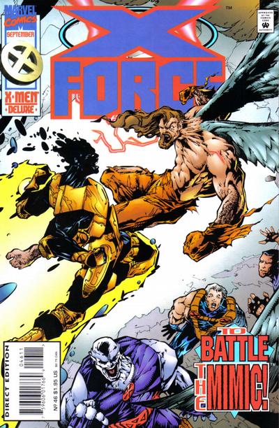 X-Force #46 [Direct Edition]-Near Mint (9.2 - 9.8)