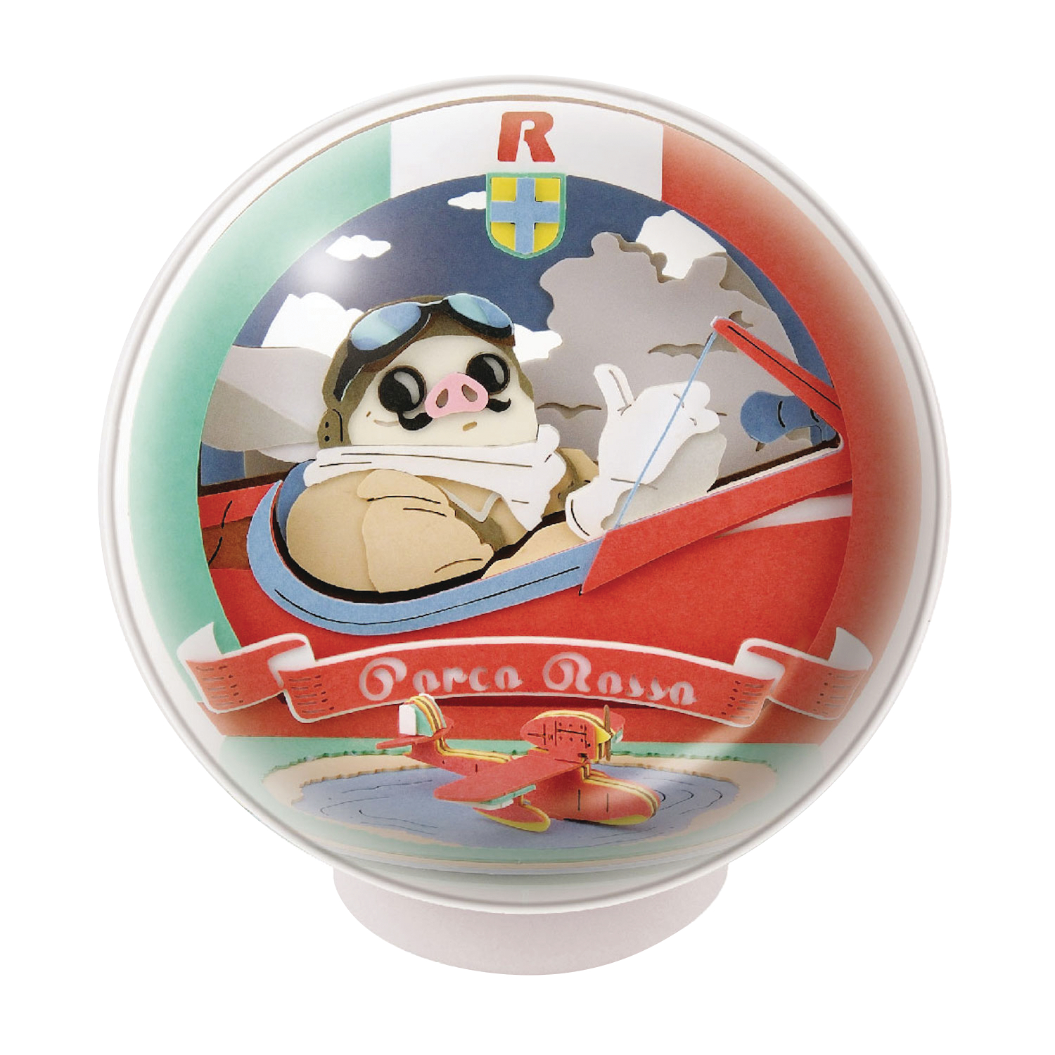 Ghibli Porco Rosso Airplane Piloting Paper Theater Ball