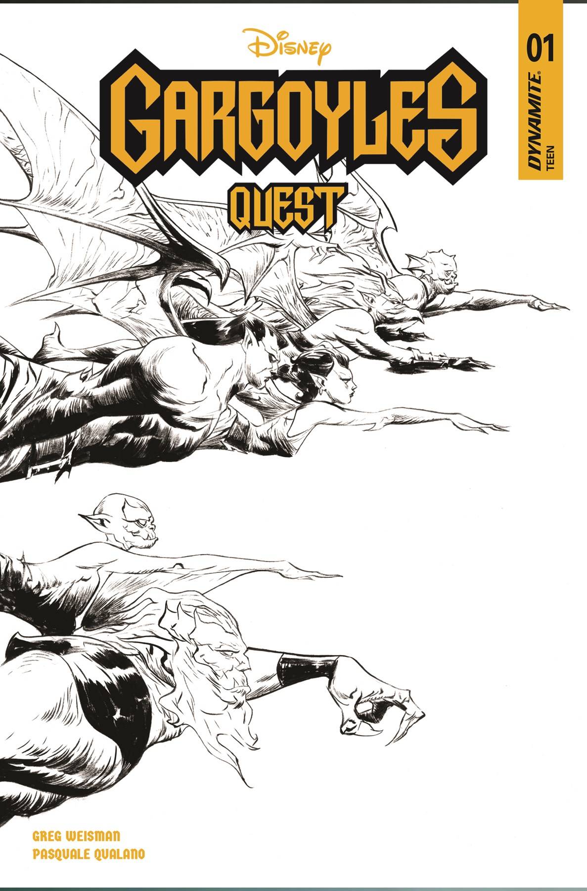 Gargoyles Quest #1 Cover G 1 for 10 Incentive Lee Line Art