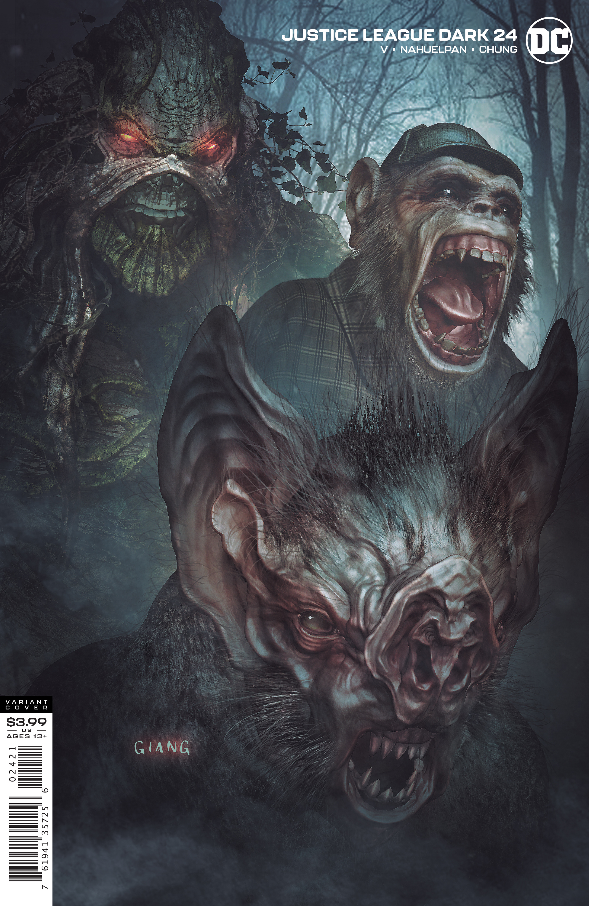 Justice League Dark #24 John Giang Variant Edition (2018)