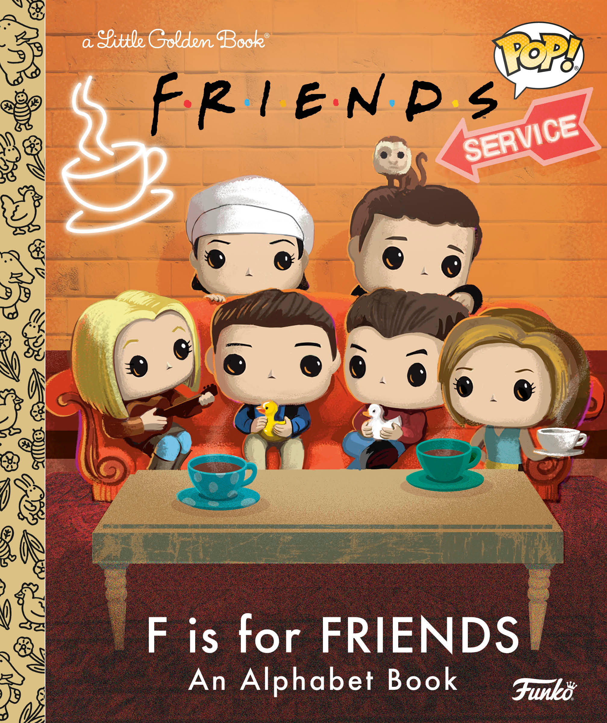 Funko F Is For Friends Little Golden Book Hardcover
